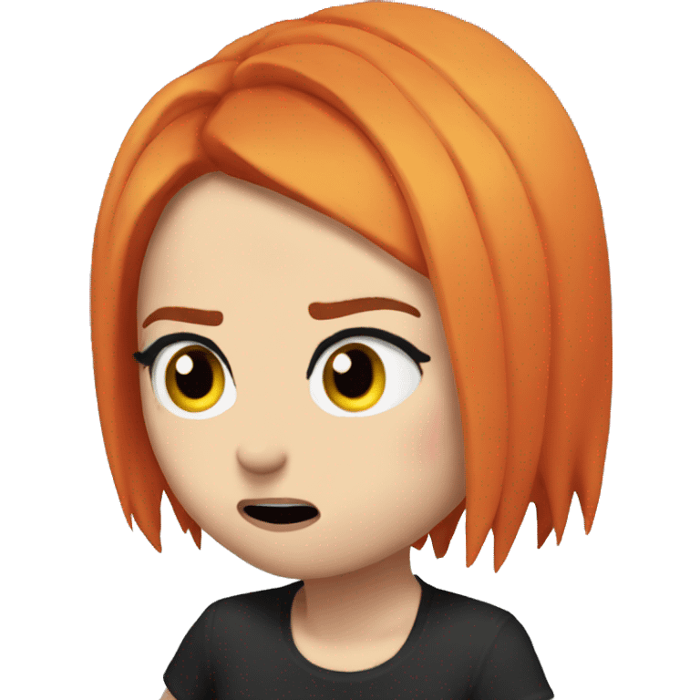 Hayley Williams frustrated emoji