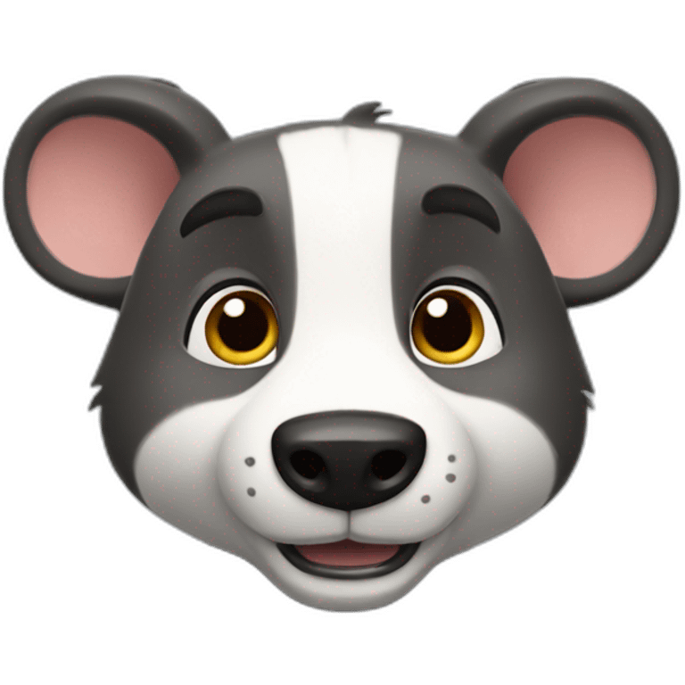 badger with long ears in the paw patrol emoji