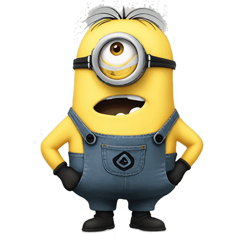 Minion thinking emoji