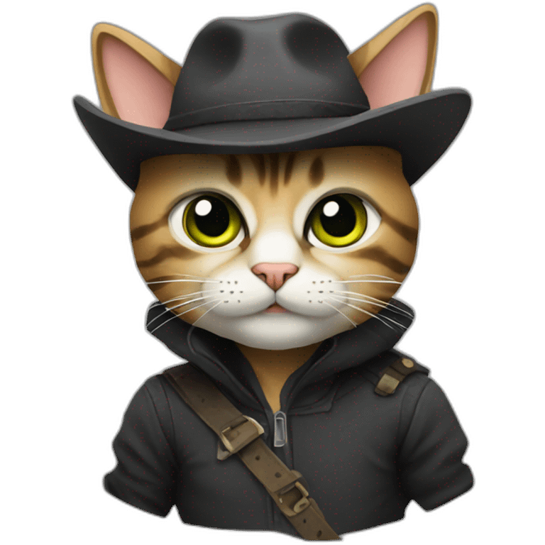 cat bandit emoji