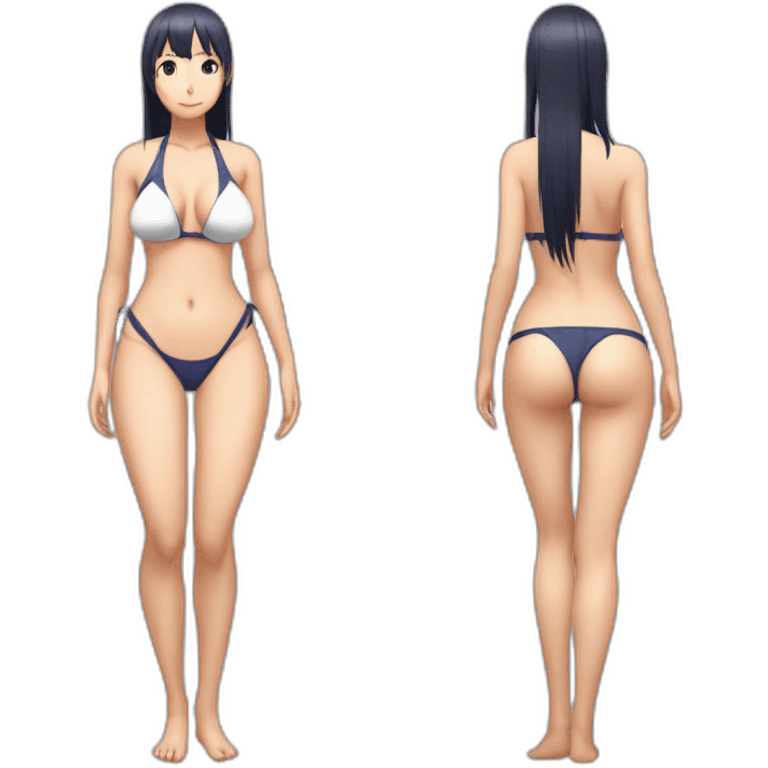 hinata hyuga full body pawg micro bikini back focus emoji