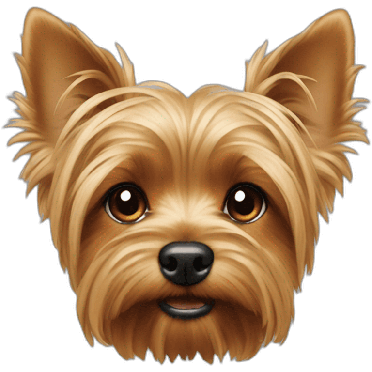 yorkshire terrier ears pointing down emoji