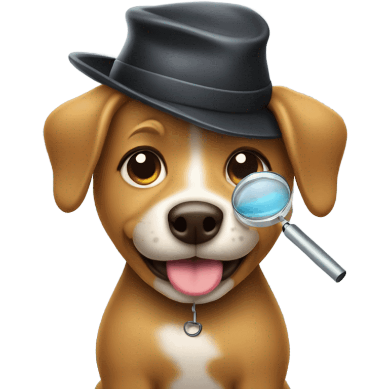 Poop detective  emoji