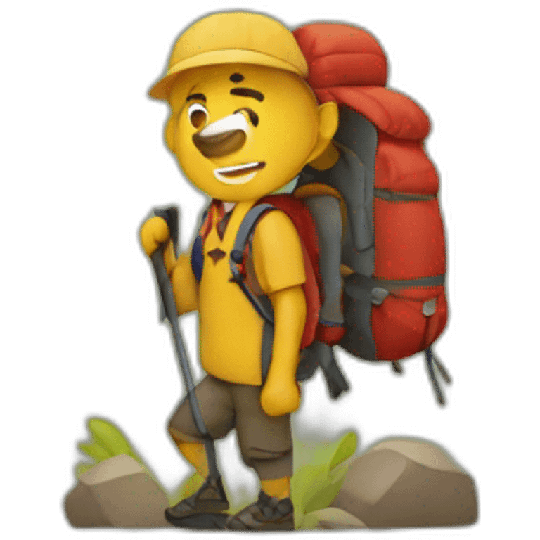 hiking emoji