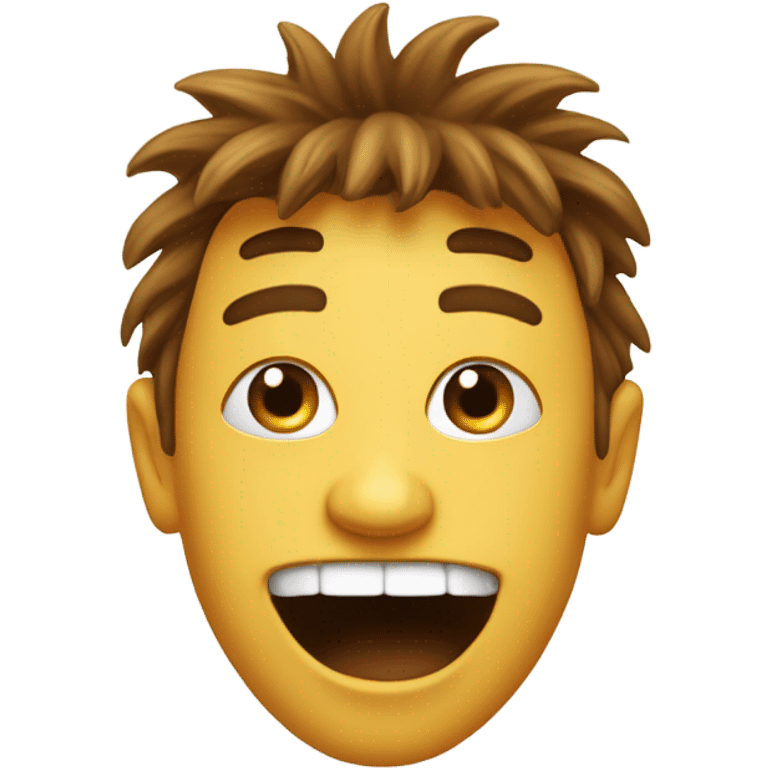 crazy head coming out of toilet emoji