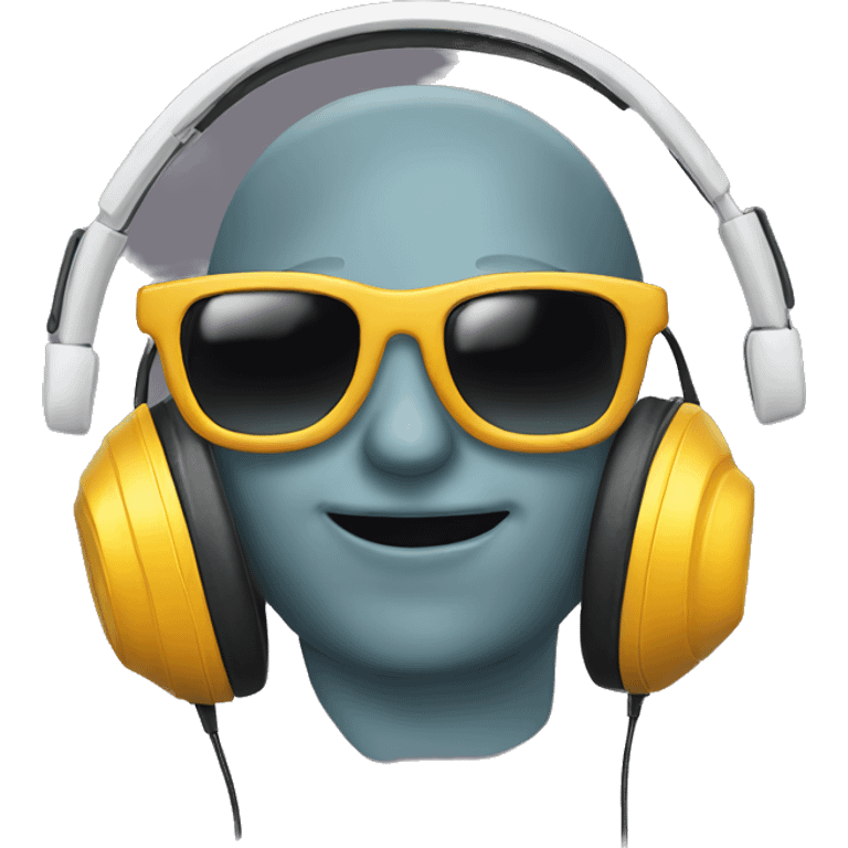 headphones, sunglas emoji