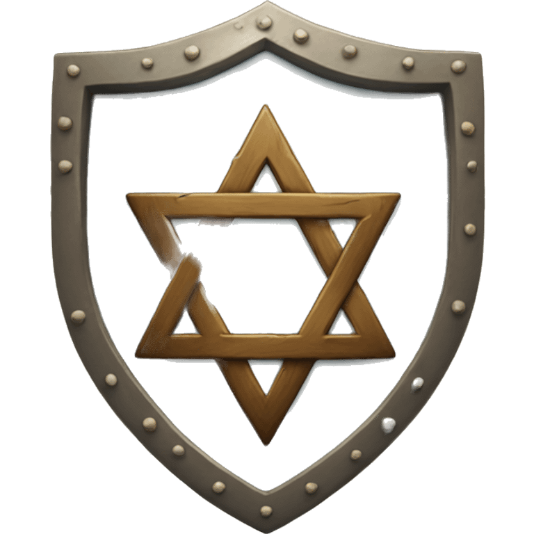 shield of david with heart emoji