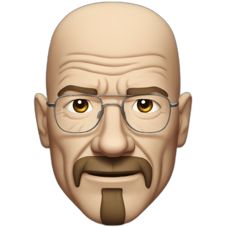 Goofy walter white emoji