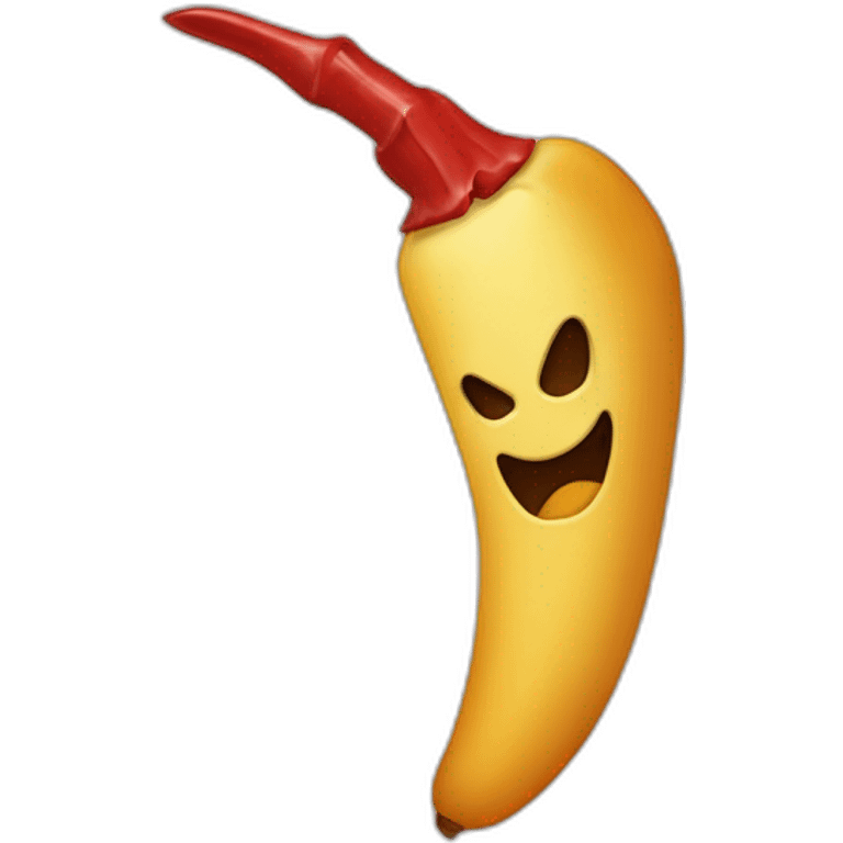 tete marchmalo sous capuche avec corne de diable emoji