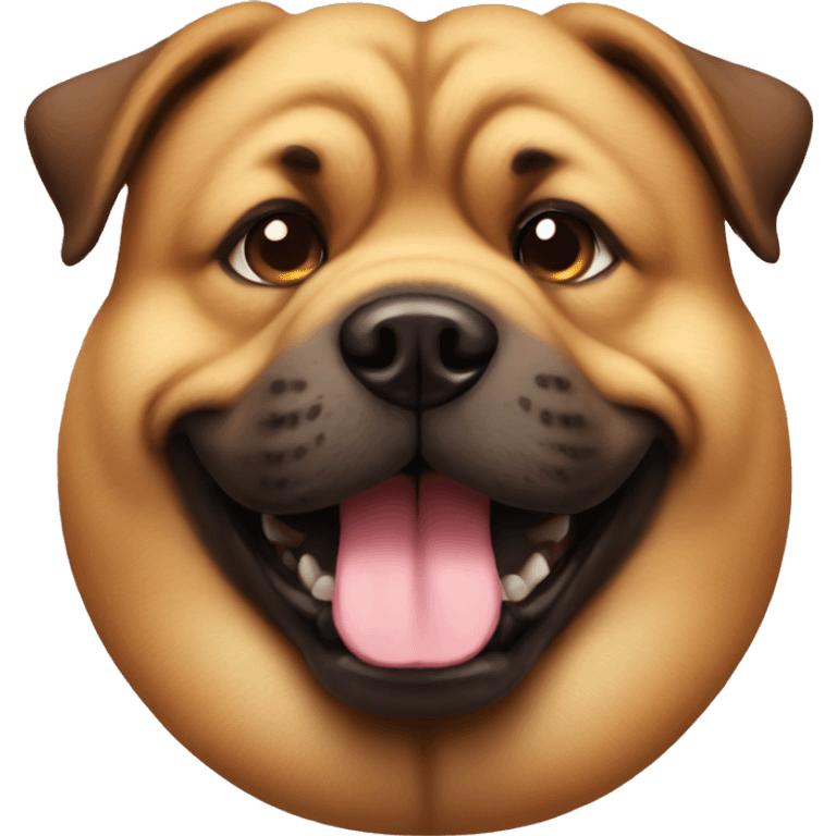 Fat dog emoji