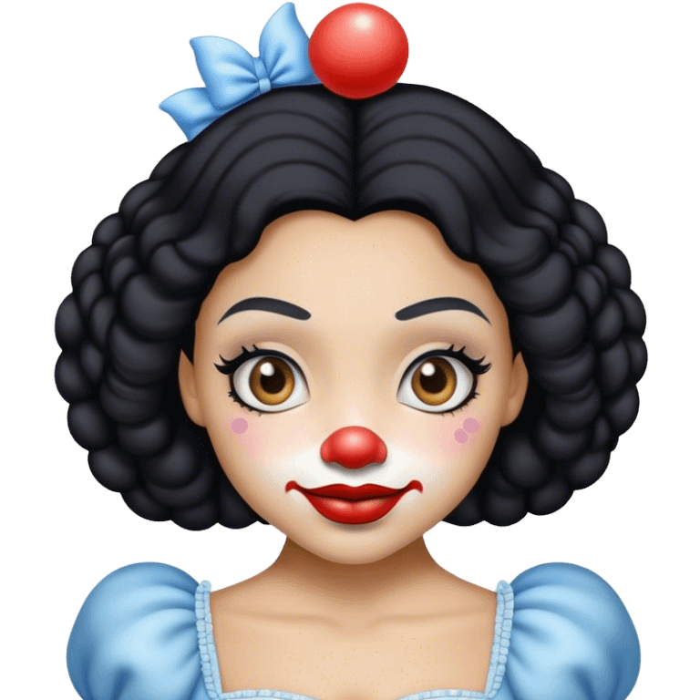 lightskin clown cinderella with black 4c hair texture  emoji