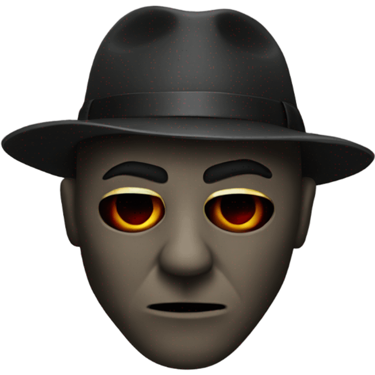 Gangster horror mask emoji