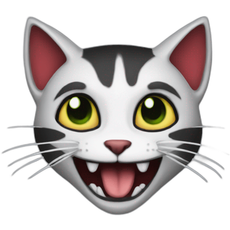 Cat vampire emoji