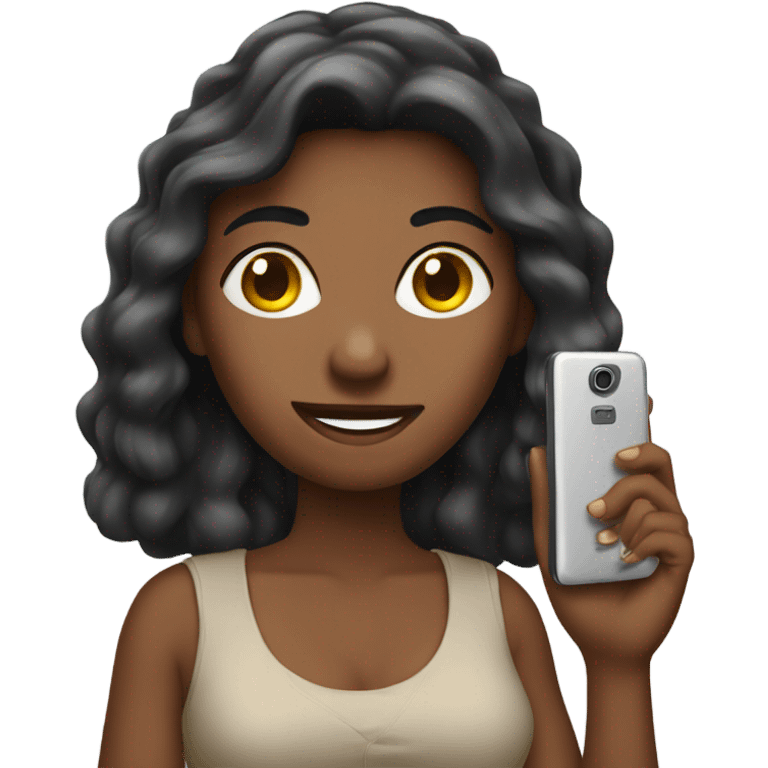 Women with phone in the hand  emoji