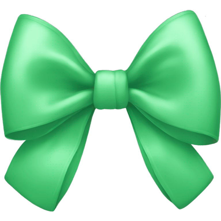 soft green bow emoji