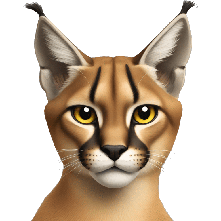 Caracal being annoyed  emoji