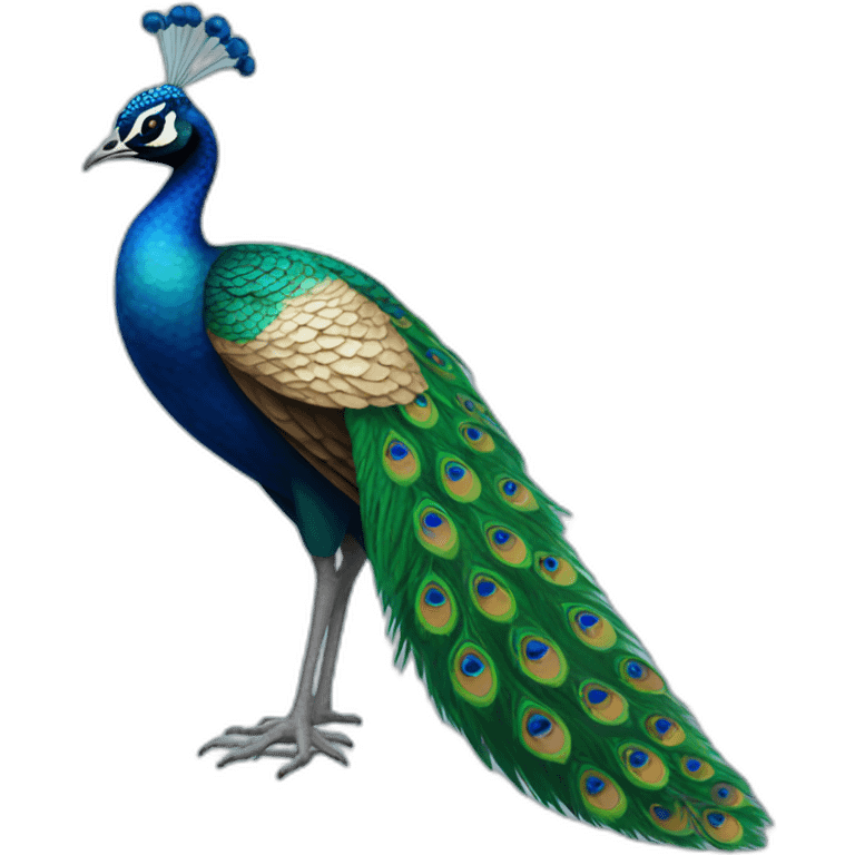 peacock emoji