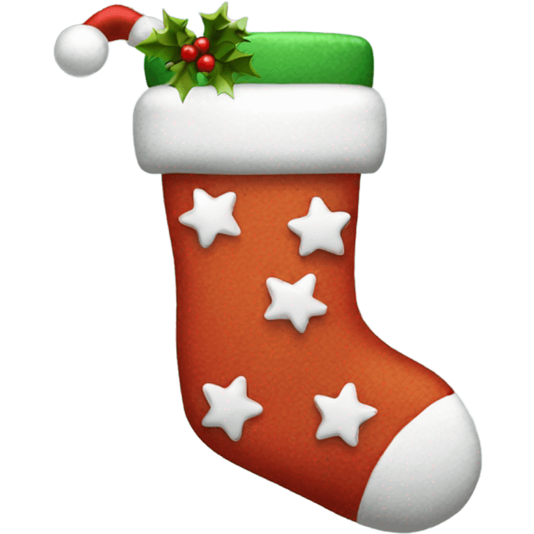 Christmas stocking emoji