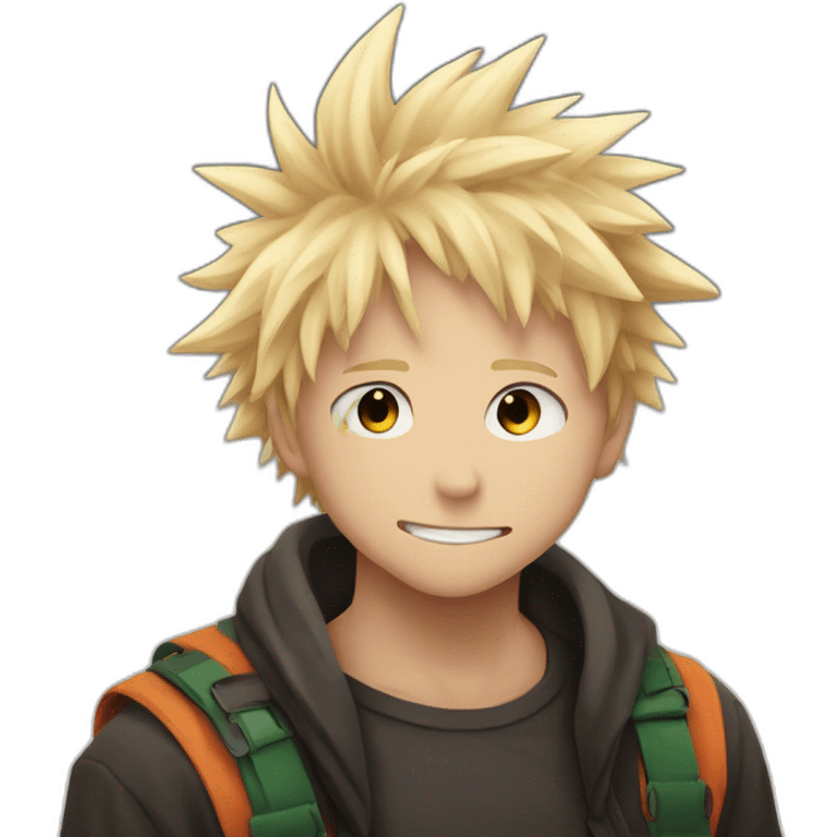 Bakugo bisous emoji