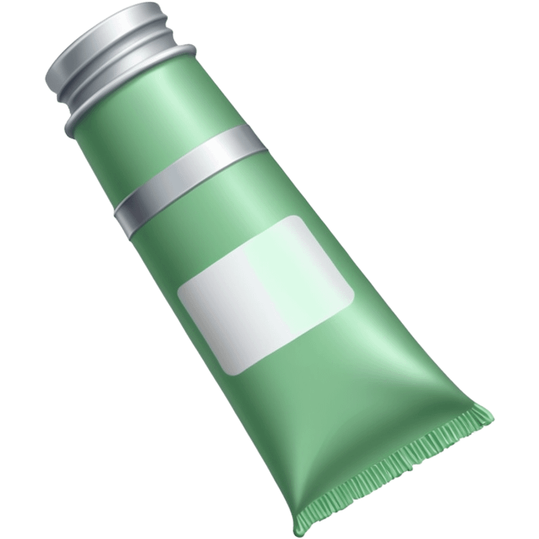 Light green paint tube emoji