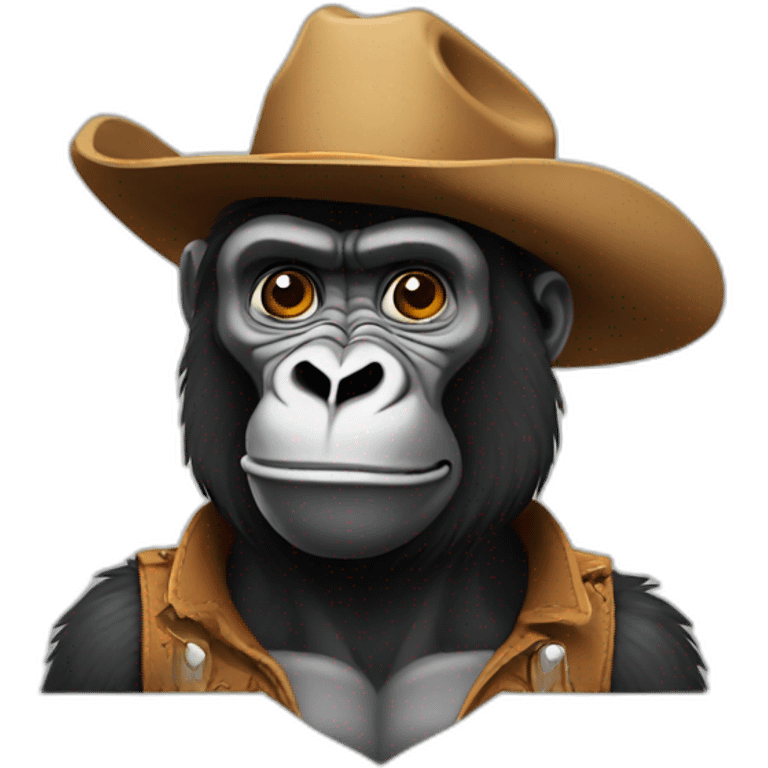 cowboy gorillas emoji