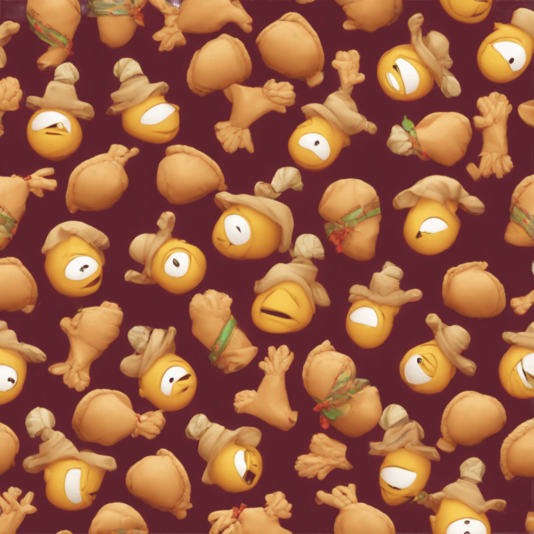 Too much turkey at Christmas emoji