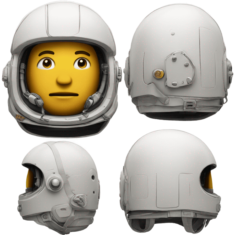 astronaut helmet back view emoji