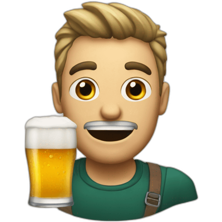 lincon loud drink beer emoji