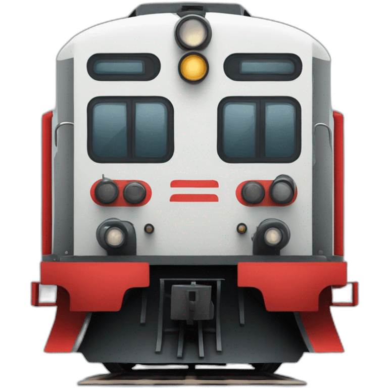 russian train, frontal view emoji