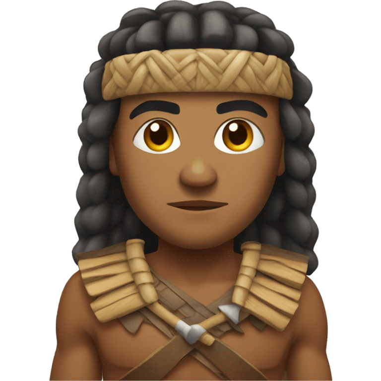 Polynesian warrior emoji