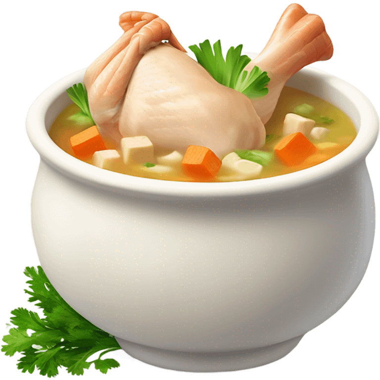 chicken soup emoji