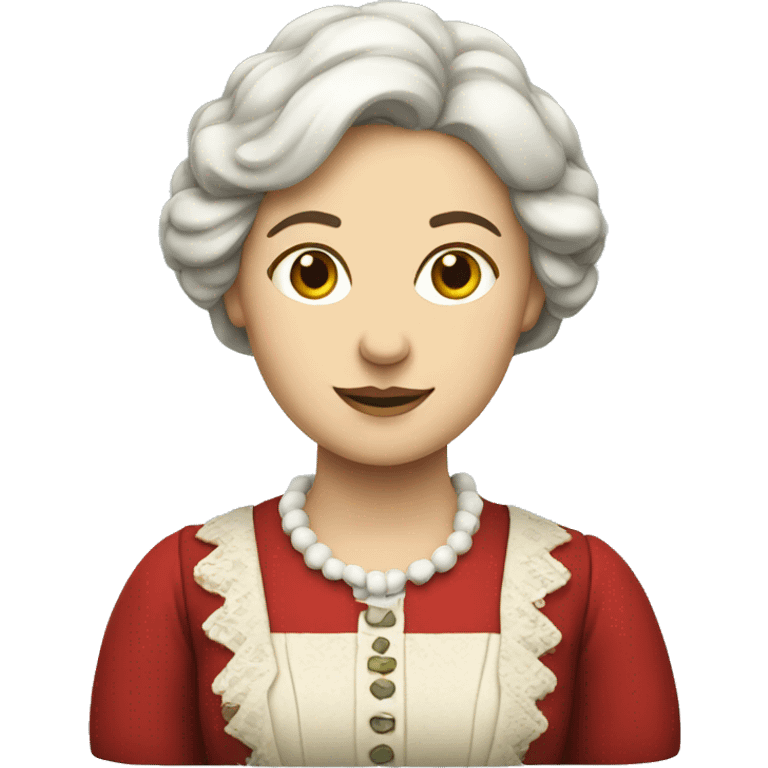 Welsh lady in traditional Welsh outfit emoji