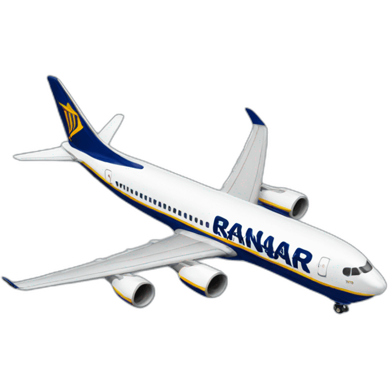 Ryanair plane emoji