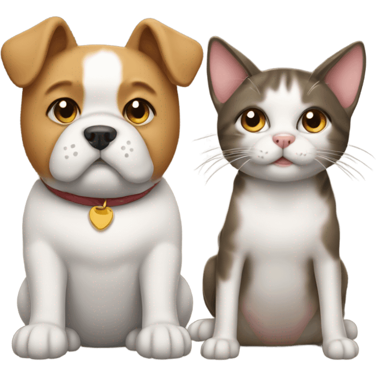 Dog y cat emoji