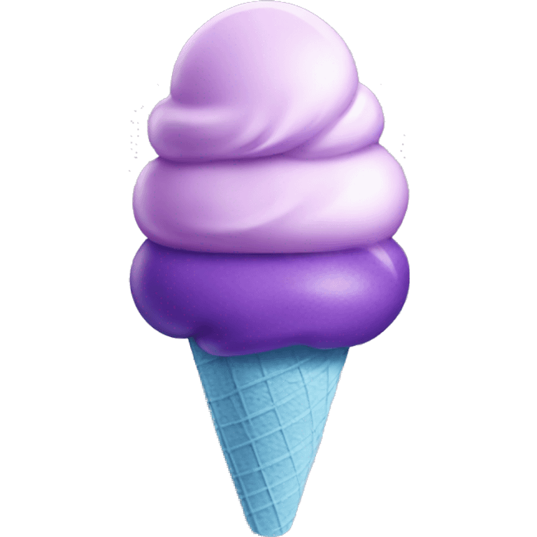 Purple icecream emoji