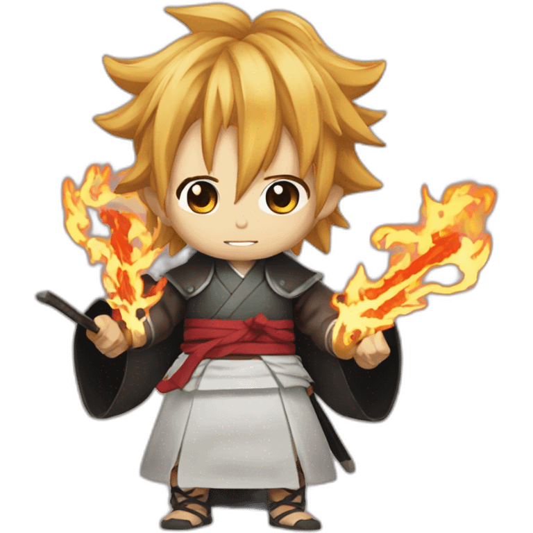 Kyojuro rengoku demon slayer emoji