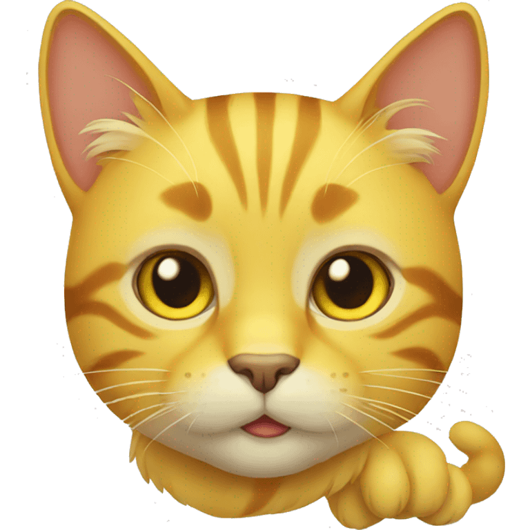 yellow cat emoji