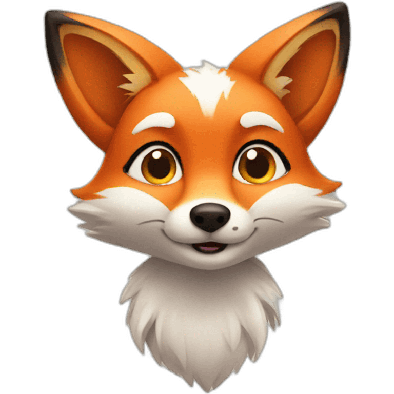 cute animated fox emoji