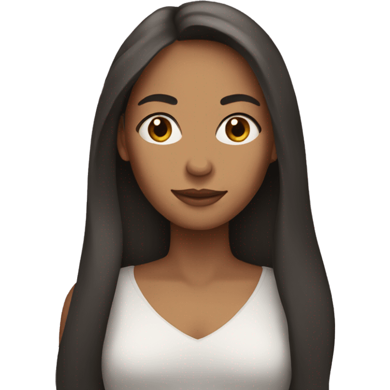 woman with long hair emoji