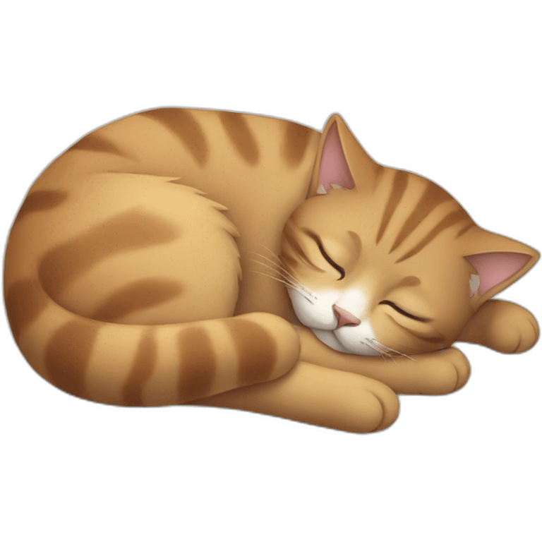 sweet-cat-sleeping emoji