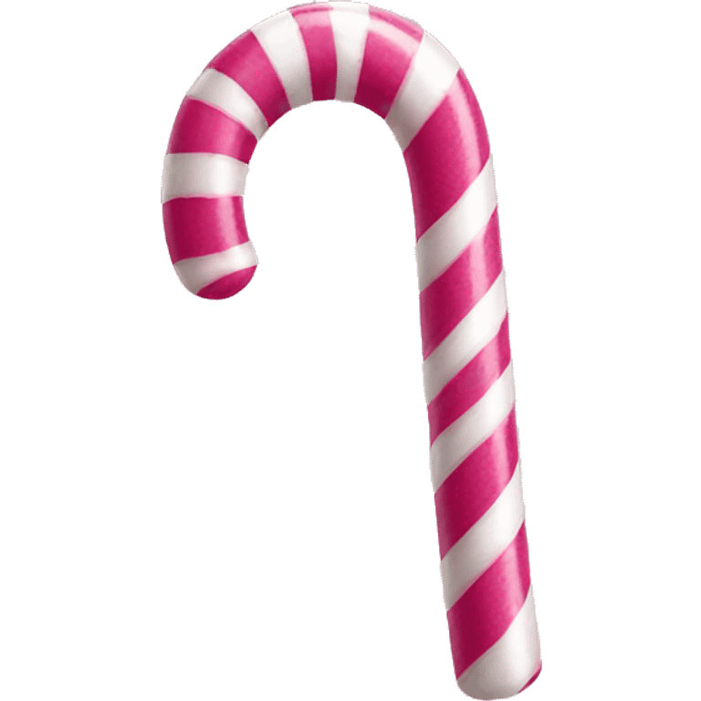 Pink candy cane emoji