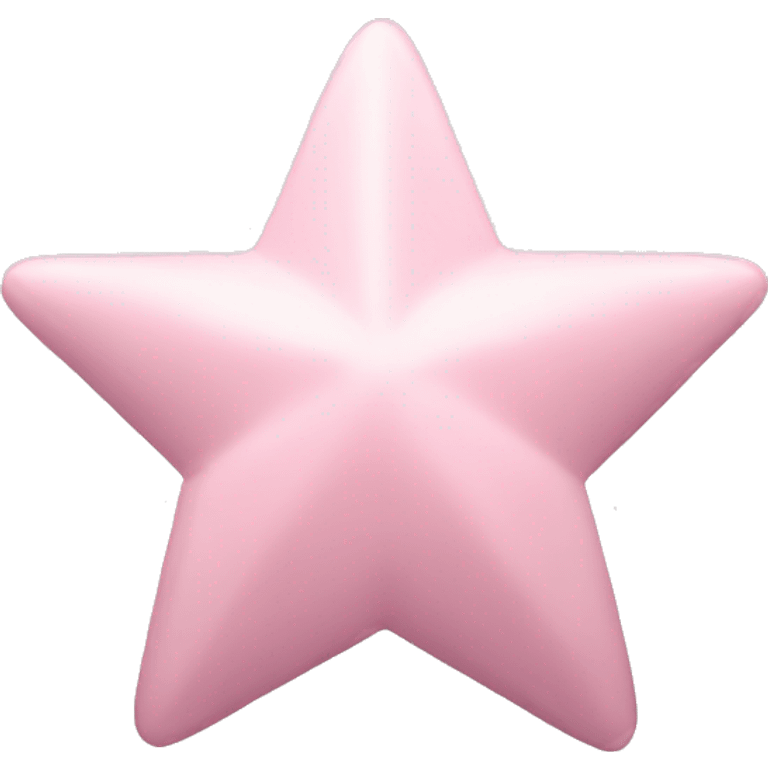 light pink metal star emoji