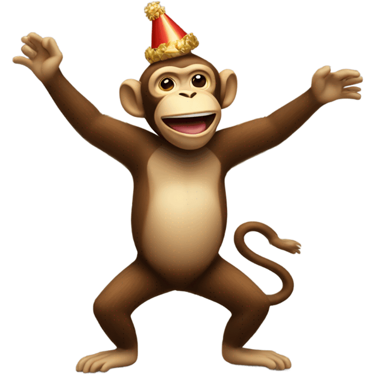 Dancing monkey  emoji