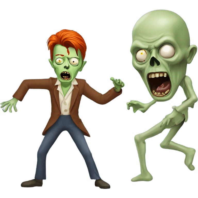 david bowie zombie dancing emoji