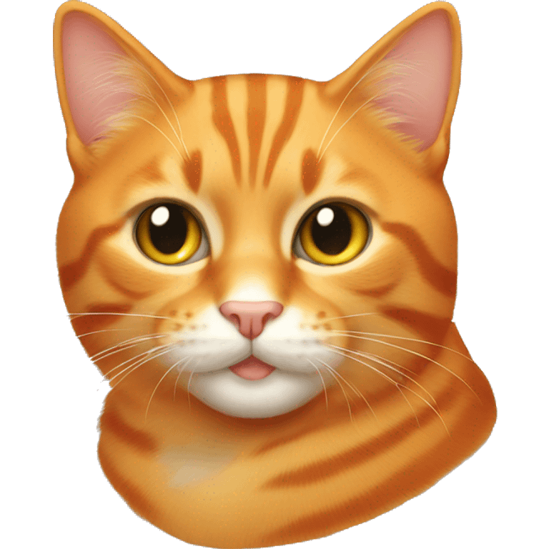 Orange cat emoji