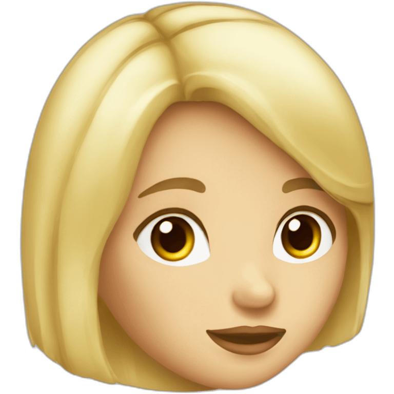 Blond haired Polish Silesia girl emoji