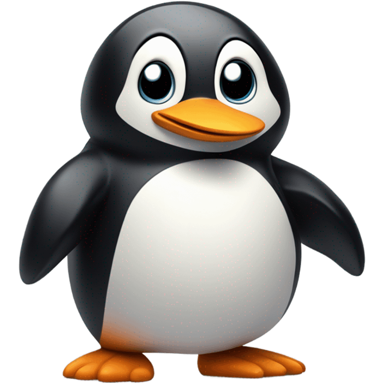 Penguin farting  emoji