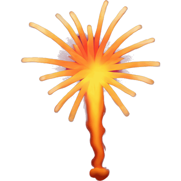 Heat shape firework emoji