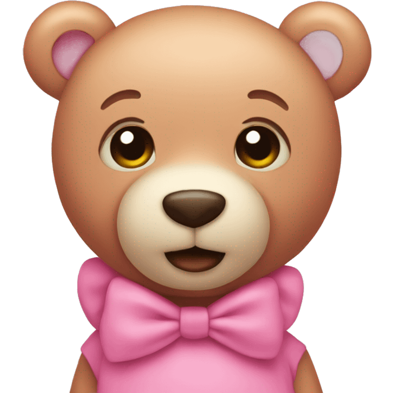 pink teddybear cute emoji