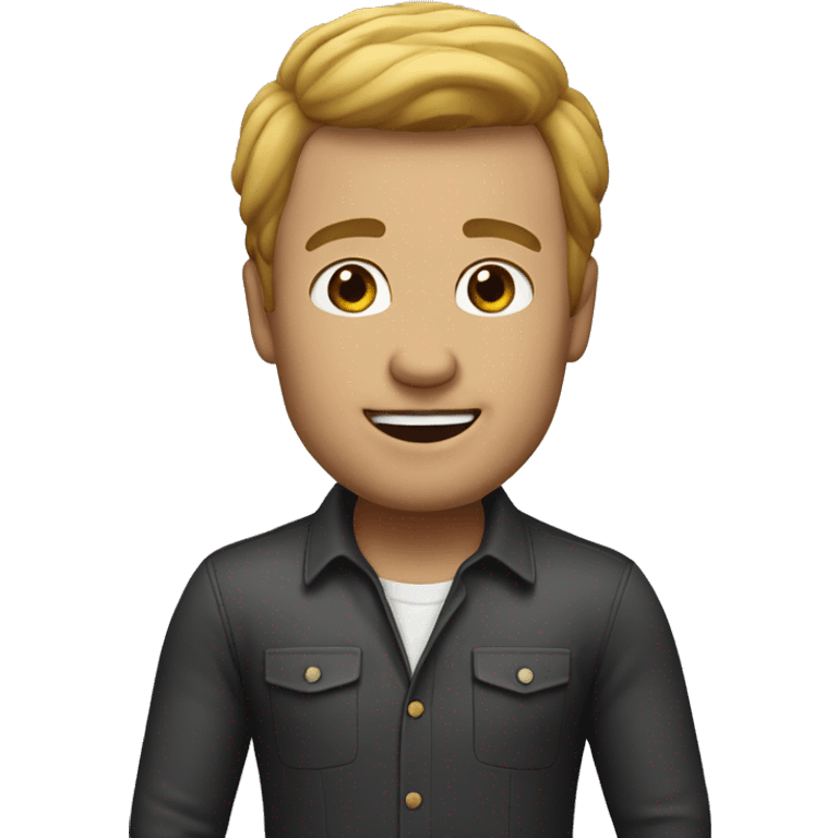 memoji man loiro emoji